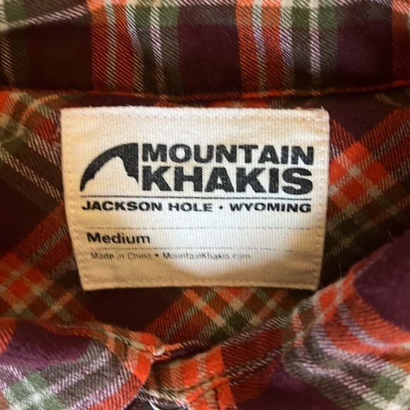 Mountain Khakis Flannel Shirt (M) - Picture 2 of 3